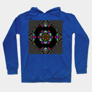 Neon Rainbow - Galactic Compass Hoodie